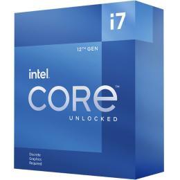 Intel Core i7 12700KF CPU 12 Core / 20 Thread - Max Turbo 5.0GHz - 25MB Cache - LGA 1700 Socket - 12th Gen Alder Lake - 125W TDP - No Graphics - Heatsink Not Included