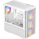DEEPCOOL CH560 Hybird Airflow and Dual 360 AIO Supported ATX Case White 4x ARGB Fan Pre-installed, CPU Cooler Support Upto 175mm, GPU Support Upto 380mm, 7x PCI Slot, 360mm Radiator Supported, Front I/O: 1x USB, 1x Type C, HD Audio