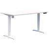 Accent Rapid Electric Desk 1800x800 Snow/White Caters for all users, Height adjustable from 695-1145mm. 3 x programmable height settings. Desk rises and falls quickly and quietly-20mm per second. Includes cable port for cable access. S
