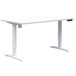 Accent Rapid Electric Desk 1800x800 Snow/White Caters for all users, Height adjustable from 695-1145mm. 3 x programmable height settings. Desk rises and falls quickly and quietly-20mm per second. Includes cable port for cable access. S