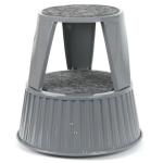 Fluteline RSG Roll Step, Metal Grey with Grey carpet, Weight up to 120kg - Fully Assembled -New Zealand made, allows for 400mm greater height range of storage