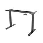 FlexiSpot E7 Black Electric Standing Desk Frame Only, Dual Motors, 3-Stage, Height Range 580-1230mm Horizontal Width Range 1125-1925mm,  Weight Capacity 125kgs, Memory Control Panel, Anti-collision sensor, Speed 38mm/s, Desktop Not Included