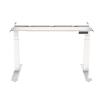 FlexiSpot E7 White Electric Standing Desk Frame Only, Dual Motors, 3-Stage, Height Range 580-1230mm, Horizontal Width Range 1125-1925mm, Weight Capacity 125kgs, Memory Control Panel, Anti-collision sensor, Speed 38mm/s, Desktop Not Include FlexiSpot E7 White Electric Standing Desk Frame Only, Dual Motors, 3-Stage, Height Range 580-1230mm, Horizontal Width Range 1125-1925mm, Weight Capacity 125kgs, Memory Control Panel, Anti-collision sensor, Speed 38mm/s, Desktop Not Include