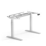 FlexiSpot E7 Pro White Electric Standing Desk Frame Only, Dual Motors, 3-Stage, Height Range 635-1285mm Weight Capacity 160kgs, Memory Control Panel, Anti-collision sensor, Speed 40mm/s, Desktop Not Included