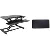 FlexiSpot Eco Ergonomic Deskalator Workstation With Standing Anti-Fatigue Mat - Work Surface 880x415mm, Removable Keyboard Tray Size 880x308mm, Height Adjustable 120-500mm, Stroke 380mm, Load Capacity 15kg, Black FlexiSpot Eco Ergonomic Deskalator Workstation With Standing Anti-Fatigue Mat - Work Surface 880x415mm, Removable Keyboard Tray Size 880x308mm, Height Adjustable 120-500mm, Stroke 380mm, Load Capacity 15kg, Black