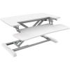 FlexiSpot Eco Ergonomic Deskalator Workstation - White - Work Surface 880x415mm Removable Keyboard Tray Size 880x308mm - Height Adjustable 120-500mm -Stroke 380mm - Load Capacity 15kg FlexiSpot Eco Ergonomic Deskalator Workstation - White - Work Surface 880x415mm Removable Keyboard Tray Size 880x308mm - Height Adjustable 120-500mm -Stroke 380mm - Load Capacity 15kg