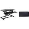 FlexiSpot Eco Ergonomic Deskalator Workstation With Standing Anti-Fatigue Mat - Work Surface 720x415mm, Removable Keyboard Tray Size 720x308mm, Height Adjustable 120-500mm, Stroke 380mm, Load Capacity 15kg, Black FlexiSpot Eco Ergonomic Deskalator Workstation With Standing Anti-Fatigue Mat - Work Surface 720x415mm, Removable Keyboard Tray Size 720x308mm, Height Adjustable 120-500mm, Stroke 380mm, Load Capacity 15kg, Black