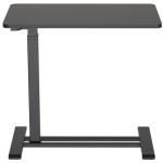FlexiSpot H7 Height Adjustable Mobile Sofa & Bed Side Table With Cup Holder - Black - Desk Size 700x400x16mm - Gas Spring Height Range 660-1060mm - Load Capacity 7kg - Hidden Casters