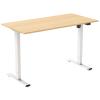 FlexiSpot E2 Essential Standing Desk - 1400x700x25mm - Honey Oak Colour Desktop/White Frame - Single Motor - Height Adjustable Range 710-1210mm - Weight Capacity 70kg, Speed 25mm/s - UP/Down Controler With USB Port FlexiSpot E2 Essential Standing Desk - 1400x700x25mm - Honey Oak Colour Desktop/White Frame - Single Motor - Height Adjustable Range 710-1210mm - Weight Capacity 70kg, Speed 25mm/s - UP/Down Controler With USB Port