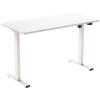 FlexiSpot E2 Essential Standing Desk - 1400x700x25mm - White Desktop/White Frame - Single Motor - Height Adjustable Range 710-1210mm - Weight Capacity 70kg, Speed 25mm/s - UP/Down Controler With USB Port FlexiSpot E2 Essential Standing Desk - 1400x700x25mm - White Desktop/White Frame - Single Motor - Height Adjustable Range 710-1210mm - Weight Capacity 70kg, Speed 25mm/s - UP/Down Controler With USB Port