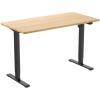 FlexiSpot E2 Essential Standing Desk - 1600x800x25mm - Honey Oak Colour Desktop/Black Frame - Single Motor - Height Adjustable Range 710-1210mm - Weight Capacity 70kg, Speed 25mm/s - UP/Down Controller With USB Port FlexiSpot E2 Essential Standing Desk - 1600x800x25mm - Honey Oak Colour Desktop/Black Frame - Single Motor - Height Adjustable Range 710-1210mm - Weight Capacity 70kg, Speed 25mm/s - UP/Down Controller With USB Port