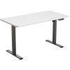 FlexiSpot E2 Pro Essential Standing Desk - 1200x600x25mm - White Desktop/Black Frame - Single Motor - Height Adjustable Range 710-1210mm - Weight Capacity 70kg, Speed 25mm/s - 4 Presets Buttons Keypad with USB Ports (1x USB-A, 1x USB-C) FlexiSpot E2 Pro Essential Standing Desk - 1200x600x25mm - White Desktop/Black Frame - Single Motor - Height Adjustable Range 710-1210mm - Weight Capacity 70kg, Speed 25mm/s - 4 Presets Buttons Keypad with USB Ports (1x USB-A, 1x USB-C)