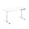 FlexiSpot E2 Pro Essential Standing Desk - 1200x600x25mm - White Desktop/White Frame - Single Motor - Height Adjustable Range 710-1210mm - Weight Capacity 70kg, Speed 25mm/s - 4 Presets Buttons Keypad with USB Ports (1x USB-A, 1x USB-C) FlexiSpot E2 Pro Essential Standing Desk - 1200x600x25mm - White Desktop/White Frame - Single Motor - Height Adjustable Range 710-1210mm - Weight Capacity 70kg, Speed 25mm/s - 4 Presets Buttons Keypad with USB Ports (1x USB-A, 1x USB-C)
