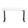 FlexiSpot E7 Premium Ergonomic Office Standing Desk WFH - 1400x700mm - Dual Motors - 3 Stage Height Range 580-1230mm - Programmable Height Memory Control - Anti-Collision Function - Weight Capacity 125kg - WhiteTable Top With Black Base Fra FlexiSpot E7 Premium Ergonomic Office Standing Desk WFH - 1400x700mm - Dual Motors - 3 Stage Height Range 580-1230mm - Programmable Height Memory Control - Anti-Collision Function - Weight Capacity 125kg - WhiteTable Top With Black Base Fra