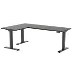 FlexiSpot E7L L-Shaped Corner Electric Standing Desk 1800x1200x600mm - Triple Motors & Legs - Height Range 635-1290mm Horizontal Width Range 1125-1925mm,  Weight Capacity 150kgs, Memory Control Panel, Anti-collision sensor, Speed 38mm/s