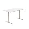 FlexiSpot E8 Premium Height Adjustable WFO & WFH Standing Desk - 1400x700mm - White Chipboard Desktop - White Oval Column Frame - Dual Motors 3-Stages - Height Range 600-1250mm - Weight Capacity 125kg, Speed 38mm/s, 3 programmable memory pr FlexiSpot E8 Premium Height Adjustable WFO & WFH Standing Desk - 1400x700mm - White Chipboard Desktop - White Oval Column Frame - Dual Motors 3-Stages - Height Range 600-1250mm - Weight Capacity 125kg, Speed 38mm/s, 3 programmable memory pr