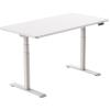 FlexiSpot E8 Premium Height Adjustable WFO & WFH Standing Desk - 1800x800mm - White Chipboard Desktop - White Oval Column Frame - Dual Motors 3-Stages - Height Range 600-1250mm - Weight Capacity 125kg, Speed 38mm/s, 3 programmable presets FlexiSpot E8 Premium Height Adjustable WFO & WFH Standing Desk - 1800x800mm - White Chipboard Desktop - White Oval Column Frame - Dual Motors 3-Stages - Height Range 600-1250mm - Weight Capacity 125kg, Speed 38mm/s, 3 programmable presets