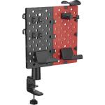KONIC Desk Mounted Pegboard Holder - Red