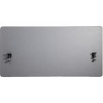 KONIC Acoustic Desktop Privacy Panel with Felt Filling - Grey - 1200x600x20mm - Sound Reduction - Double-Sided Tackable Fabric - Heavy Duty Clamp Base -  Fits For Loctek Flexispot Standing Desk