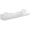 KONIC Under Desk Cable Management Tray - White - Dimensions 600x135x108mm, Fits For Flexispot & Loctek Standing Desk