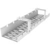 FlexiSpot CMP502 Cable Management Tray - 500x122x90mm - White Under Desk - Fits 25mm Thick Tabletop