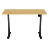 Loctek Ergonomic Eco Office Standing Desk - 1200x600x25mm - Single Motor - Weight Capacity 70KG - 2 Stage Height Adjustable 710-1210mm - Speed 25mm/s - Sound <50dB - Honey Oak Colour Table Top with Black Base Frame - 2 Years Warranty Loctek Ergonomic Eco Office Standing Desk - 1200x600x25mm - Single Motor - Weight Capacity 70KG - 2 Stage Height Adjustable 710-1210mm - Speed 25mm/s - Sound <50dB - Honey Oak Colour Table Top with Black Base Frame - 2 Years Warranty