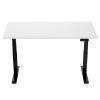 Loctek Ergonomic Premium Office Standing Desk - 1600x800x25mm - Dual Motors - 3 Stage Height Range 580-1230mm - Programmable Height Memory Control - Anti-Collision Function - Weight Capacity 125kg - White Table Top With Black Base Frame Loctek Ergonomic Premium Office Standing Desk - 1600x800x25mm - Dual Motors - 3 Stage Height Range 580-1230mm - Programmable Height Memory Control - Anti-Collision Function - Weight Capacity 125kg - White Table Top With Black Base Frame