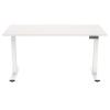 Loctek Ergonomic Pro Office - 1600x800mm - Dual Motor Standing Desk - 2 Stage Height Range 710-1200mm - Programmable Height Memory Control - Anti-Collision Function - Weight Capacity 100kg - White Table Top With White Base Frame - 3 Years W Loctek Ergonomic Pro Office - 1600x800mm - Dual Motor Standing Desk - 2 Stage Height Range 710-1200mm - Programmable Height Memory Control - Anti-Collision Function - Weight Capacity 100kg - White Table Top With White Base Frame - 3 Years W