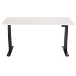 Loctek Ergonomic Pro Office - 1800x800mm - Dual Motor Standing Desk - 2 Stage Height Range 710-1200mm - Programmable Height Memory Control - Anti-Collision Function - Weight Capacity 100kg - White Table Top With Black Base Frame