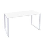 Miro GF156-14-0049U White/White metal Frame 0049U/S01 Office Table 1400*600*750mm