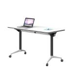 NoBrand Conference Training Desk - Foldable Flip Table - Table Size 1600x600x750mm