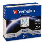 Verbatim 98913 4x M-Disc BDXL - 5 Pack 100GB - Branded - Retail Box