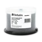Verbatim DataLifePlus 95079 DVD Recordable Media DVD-R - 16x - 4.70 GB - 50 Pack Spindle - 120mm White Inkjet Printable - Hub Printable