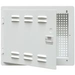 Dynamix HWS-1404V2 14"  Network Enclosure      Recessed Wall Mount with Vented Lid Cable & GPO Knockouts - Installs 400mm Centre Stud - Cut out dimensions: 355x276x99mm - Includes Installation Accessories, Earth Kit