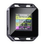 Dockcase Photography Edition Pocket Smart 2230 M.2 NVMe SSD Enclosure - Matte Black 1.33" Screen - 3 Sec Power Loss Protection - 10Gbps USB-C 3.2 G2 - D-Key Button - Up to 2TB - Aluminum Alloy with Tempered Glass Case