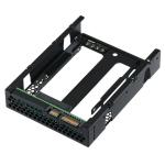 QNAP QDA-A2AR 2x 2.5" SATA to 1x 3.5" SATA Drive Bay with RAID Drive Adapter Support for PC & NAS - Supports RAID 0 / 1 / JBOD