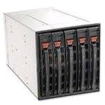 Supermicro M35TQB Mobile Rack 5x 3.5" in 3x 5.25" Black