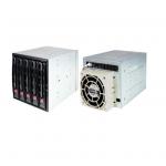 Supermicro M35T-1B Mobile Rack, 5x 3.5" Hot-Swap in 3x 5.25" Bay, Black, 1x 90cm fan