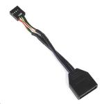 Silverstone G11303050-RT USB 3.0 to USB 2.0 USB Adapter Cable 19-Pin to 9-Pin - Internal