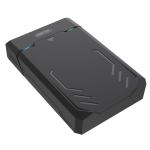 Unitek Y-3035 USB3.1 SATA HDD enclosure - Supports 3.5"/2.5" SATA HDD - Supports SATA 6G/3G/1.5G - Supports UASP (USB Attached SCSI Protocol) accelerates data transfer speed - Includes Power Adapter