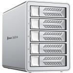 Yottamaster Hard Drive Enclosure Aluminum 5 Bay RAID - USB3.0 DAS for 2.5" & 3.5" SATA HDD/SSD - Supports 110TB (5x22TB) - RAID 1 / 5 / 10 / JBOD (Diskless)