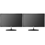 LG 22M38D-B - Bundle of Two - 22" FHD Monitor (A-Grade Refurbished) OEM STAND - 1920x1080 - DVI-D - VGA - Reconditioned by PB Tech - 1 Year Warranty