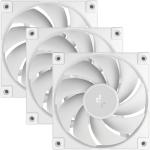 DEEPCOOL FD12 White 3 Pack 120mm PWM Case Cooling Fan, Triple Pack