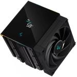 DEEPCOOL AK620 Black Digital CPU Cooler 2x 120mm Fans, 160mm Clearance, Support Intel LGA 1851/ 1700 / 1200 / 1151 / 1150 / 1155, AMD AM4 / AM5