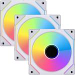 Lian Li UNI FAN SL Infinity Digital Addressable RGB 120 Fan, 3 pack with controller , White