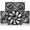 OKINOS Hurricane PWM 120mm Case Fans, 5x Pack
