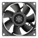 Silverstone FN80 Case 80mm Fan 12V, 3 pin connector., 80mm X 80mm X 25mm