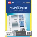 AVERY L7431 Printable Tabbies A4 48 Tabs - White