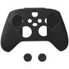 DOBE Anti-Slip Silicone Case Cover ThumbStick Grip Caps Protector Skins For Xbox Series X/S -Black (Includes controller Skin*1;Mushroom Cap*2)