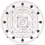 ENTTADM100CLEW  Tabletop AOE Damage Marker - Clear